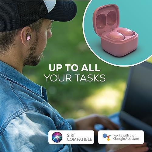 Coby Mini True Wireless Earbuds – Ultra-Compact Bluetooth Earbuds with 12-Hour Playtime, Built-in Microphone, and Lightweight Design for All-Day Comfort – Perfect for On-the-Go Music and Calls (White)