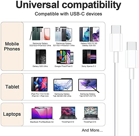Dual-Port 45 W Super Fast USB C Charger for Samsung Galaxy S24/S23/S22/Note Series – Power Delivery & Programmable Power Supply for Rapid Charging, Enhanced Safety, and Travel-Friendly Design