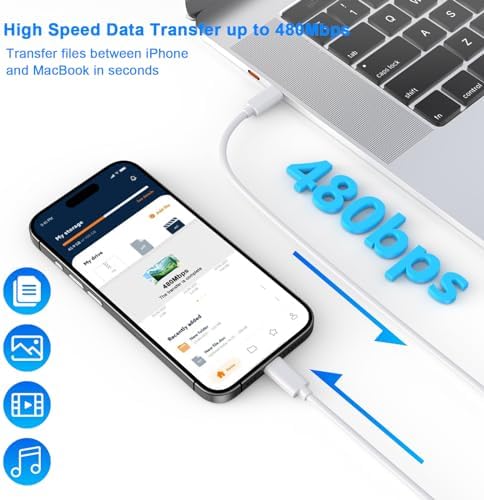 MFi Certified 20 W Dual-Port USB-C Fast Charging Kit – 3-Pack Wall Charger Set with 10 FT Lightning Cables for i Phone 14/13/12/11/XR/X/XS – Effortless Dual Device Charging for Home, Office & Travel – Superior Quality & Extended Cable for Optimal Convenience