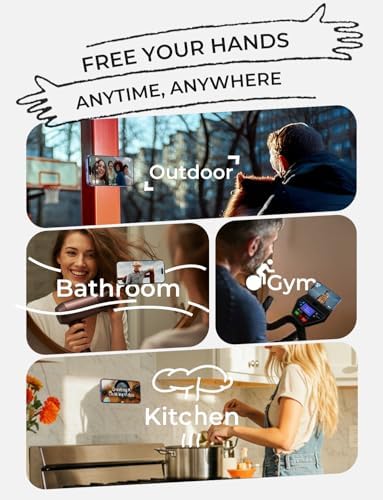 LISEN Mag Safe-Compatible Car Phone Holder – 360° Rotatable Suction Mount for Content Creators & Fitness Enthusiasts – Durable Carbon Fiber Design for Enhanced Stability & Versatility – Ideal for Hands-Free Navigation & Gym Use