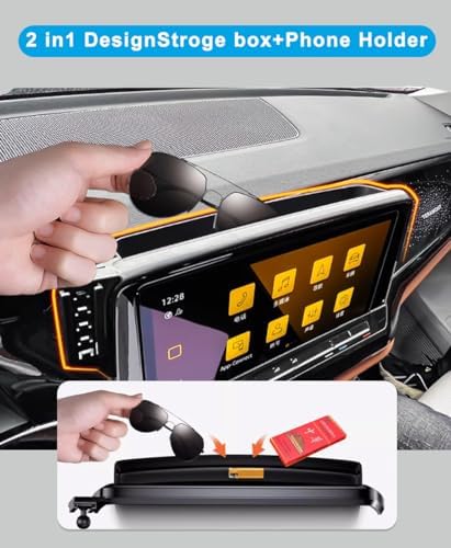 Lexus GX550 2024-2025 Custom Smartphone Mount – 360-Degree Rotating Dash Phone Holder for Safe and Convenient Access – Perfectly Fits Most Smartphones – Effortless Tool-Free Installation for Enhanced Driving Experience – Premium Auto Interior Accessory