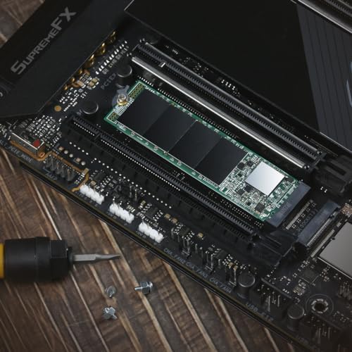 Elevate Your Computing Experience with the Transcend 256 GB M.2 2280 SSD – Achieve Lightning-Fast Speeds of Up to 1,600 MB/s for Seamless Gaming and Multitasking, Featuring PCIe NVMe Gen3 x4 Compatibility, 3 D TLC NAND Technology for Enhanced Durability, and Intelligent LDPC Error Correction for Unmatched Data Integrity. Perfect Upgrade for Ultrabooks, Laptops, and Desktops!