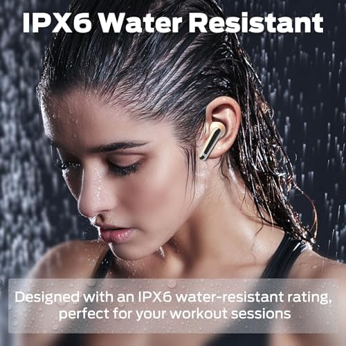 Monster N-Lite 203 Air Links Wireless Earbuds – Cutting-Edge Bluetooth 5.3, Immersive Hi-Fi Sound Quality, 30-Hour Playtime, IPX6 Waterproof Design, Touch Control, and Rapid Type-C Charging for Unmatched Audio Performance and Comfort