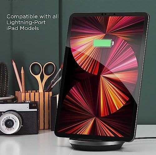 Revolutionize Your Charging Routine with the Adjustable Encased i Phone Dock – MFI Certified Lightning Charger for Fast, Case-Compatible Power Solutions – Sleek Desktop Stand for Optimal Viewing and Effortless Access to Your Device