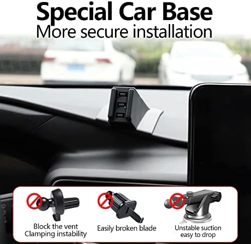 Ford Explorer Car Phone Holder Mount (2020-2024) – Premium Gravity Smartphone Bracket with 360-Degree Rotation for Ultimate Accessibility and Style – Tool-Free Installation for All Smartphone Sizes – Enhance Your Driving Experience with Sleek Interior Décor