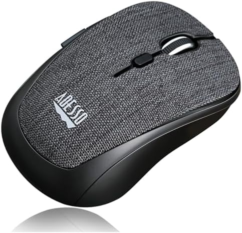 Sleek i Mouse S80 2.4 GHz Mini Optical Mouse – Stylish Fabric Finish with 5 Customizable Buttons for Ultimate Comfort and Performance in Any Workspace