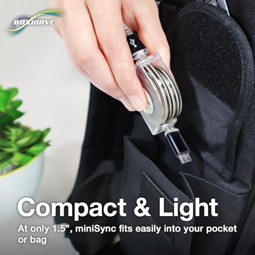 Box Wave Retractable Sync Cable for Alcatel LINKZONE Mobile Hotspot – High-Speed Data Transfer, Portable Design, Enhanced Compatibility for On-the-Go Connectivity