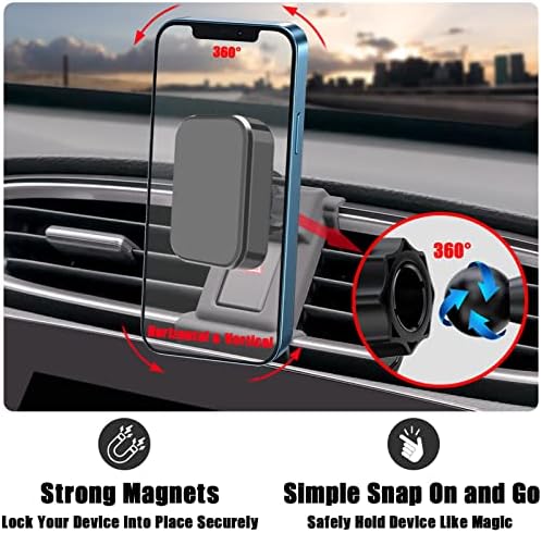 Revolutionary Magnetic Car Phone Holder for Honda CR-V & CR-V Hybrid (2017-2022) – Ultimate Dashboard Mount for Seamless Navigation and Hands-Free Calls, Compatible with All Smartphones Including i Phone & Samsung – Easy Install, Adjustable Viewing Angle, Durable Design for Safe Driving