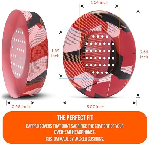 Upgrade Your Beats: WC Sweat Z Studio Earpad Covers for Studio 2 & 3 | Revolutionary Sweatproof Design, Effortlessly Washable, Perfect Fit | Unmatched Protection for Headphones & Enhanced Comfort