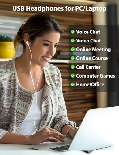 High-Fidelity USB C Headphones for Samsung Galaxy S25 S24 S23 S22 Ultra, i Phone 15 & 16 Pro Max – Premium Wired Type C Earbuds with Built-In Microphone and Volume Control for Crystal-Clear Calls and Immersive Sound Quality – Ideal for Galaxy Z Flip 3, One Plus, and Daily Use