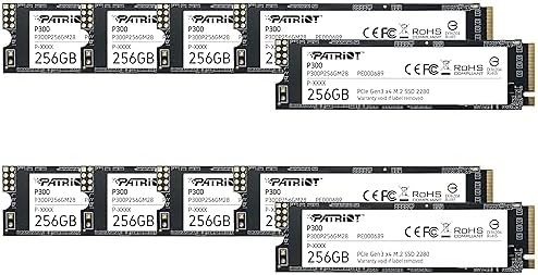 Experience Next-Level Speed with Patriot P300 512 GB M.2 PCIe Gen 3 SSD – The Ultimate Low-Power Internal Drive for Gaming and Productivity Enhancements