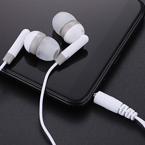 Bulk Pack CN-Outlet Orange Earbuds – Individually Bagged Headphones for i Phone, Android & MP3 Players – Perfect for Schools, Libraries & Hospitals – High-Fidelity Sound, Lightweight & Durable Design – 50 Count Audio Solution for Classroom & Professional Use