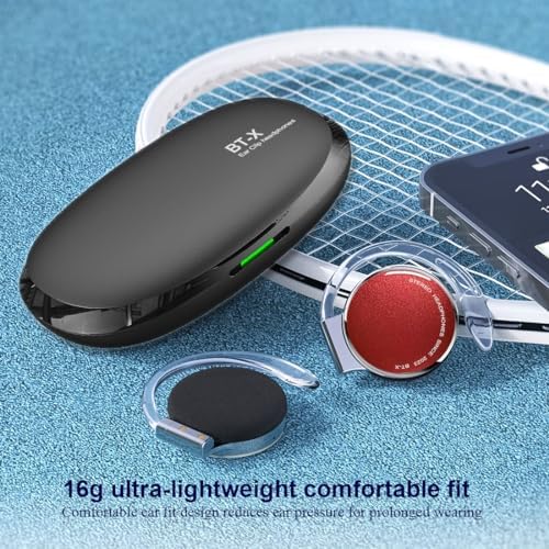Revolutionary Bluetooth 5.3 Open Ear Sports Headphones – Lightweight Clip-On Design with Advanced Noise Cancellation, Extended Battery Life, and Portable Charging Case for Unmatched Comfort and Performance in Every Workout