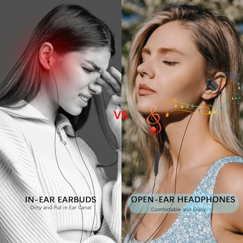 Transform Your Listening Journey with Advanced Open Ear USB-C Headphones – Seamlessly Compatible with Samsung S25/S24 Ultra/S23 FE & i Phone 16 Series – Adjustable Ear Hooks for Tailored Comfort & Immersive Sound Quality for i Pad Enthusiasts