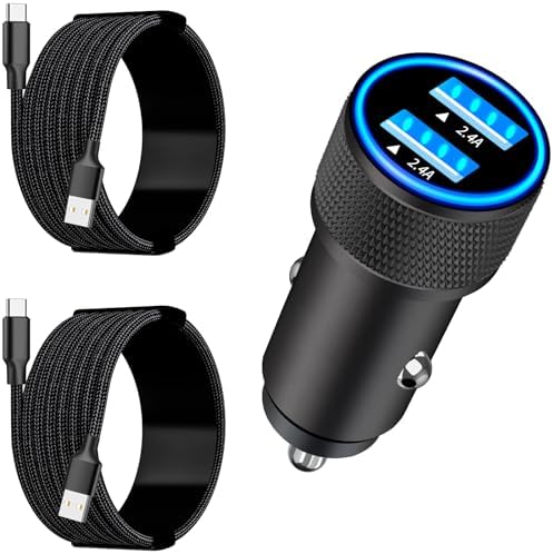 BARMASO 72 W Dual PD Power USB-C Car Charger 2-Pack – MFi Certified Fast Charging Solution for i Phone 16/16 Pro/16 Pro Max & Galaxy S24/S23 – Ultimate Compatibility & Safety Features for On-the-Go Power