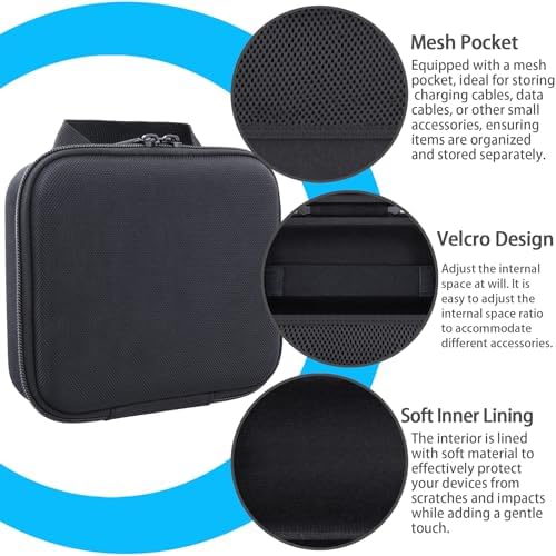 Premium Hard Travel Case for Anker 25,000 m Ah Laptop Power Bank – Shockproof, Water-Resistant Protection with Accessory Storage – Tailored for Anker Zolo A1695 Charger – Compact, Lightweight Design for Ultimate Portability and Organization – Securely Holds Power Bank and Cables for Travel and Daily Use – Ideal Storage Solution for On-the-Go Power Needs – Durable, Stylish Black Case for Enhanced Longevity and Safety – Keep Your Anker Power Bank in Pristine Condition During Adventures and Commutes – Travel Ready with Comfortable Wrist Strap for Easy Carrying – Perfect for Protecting Your High-Capacity Power Bank from Drops, Dust, and Scratches – Accessory Mesh Pocket for Convenient Storage of i Phone Charger and Cables – Designed for Maximum Functionality and Compatibility for Anker 25000 m Ah Laptop Chargers.