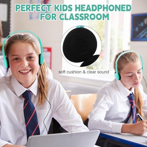 Transform Your Classroom Audio with Konohan 30 Pack Kids Headphones – Adjustable Wired Headset for Enhanced Learning, Lightweight Comfort, and Durable Design for All Ages – Perfect for Educational Use with 3.5 mm Jack Compatibility