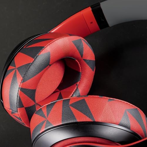 Transform Your Beats Studio Listening with Solo WIT Premium Replacement Ear Pads – Luxurious Soft Protein Leather Cushions Featuring Noise Isolation Memory Foam for Ultimate Comfort and Superior Sound Quality, Vibrant Orange Design for Enhanced Style with Studio 2 & 3 Headphones