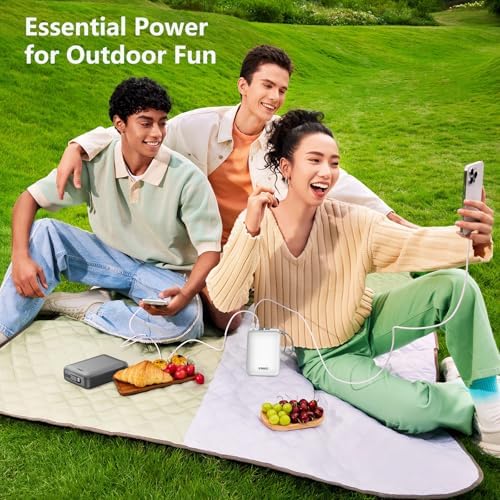 High-Capacity 20,000 m Ah Power Bank – Ultra-Fast Charging Portable Charger with Built-in Cables & LED Battery Indicator, Ideal for i Phone, i Pad, Samsung, and Pixel – Essential Travel Companion for On-the-Go Power Solutions