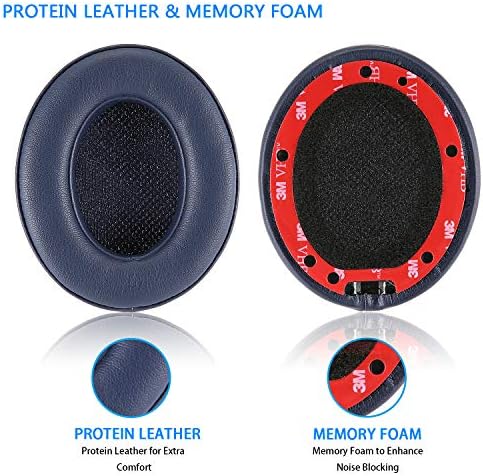 Upgrade Your Audio Experience with JECOBB Studio 2.0 Replacement Earpads – Premium Protein Leather & Memory Foam Ear Cushions for Beats Studio 2 Wired/Wireless Models B0500/B0501 (Vibrant Red) – Enhanced Comfort & Sound Isolation for Ultimate Listening Enjoyment