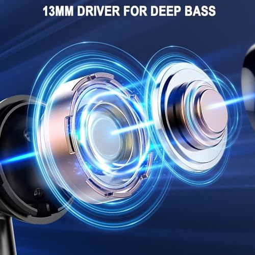 Elevate Your Audio Experience with Jxrev Wireless Earbuds: Advanced Bluetooth 5.4 Connectivity, Exceptional Active Noise Cancellation, and 40-Hour Battery Life – Perfect In-Ear Companion for Audiophiles and Busy Professionals Seeking Unmatched Sound Quality and Comfort