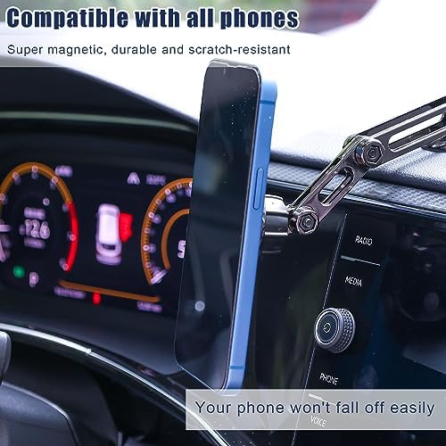 Ultimate 360° Magnetic Phone Holder for Car – Premium Car Mount with Secure Grip for Smartphones, Effortless Dashboard & Air Vent Installation – Enhanced Safety and Style for Every Driver