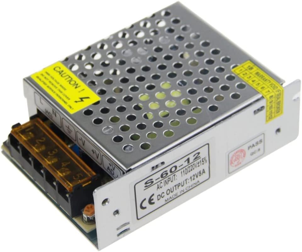 ALITOVE 120 W 12 V 10 A Power Supply Adapter – High-Efficiency AC to DC Converter for Optimal LED Strip Lighting and CCTV Systems – Reliable Switching Transformer with Overload Protection for Enhanced Device Performance and Versatile Compatibility