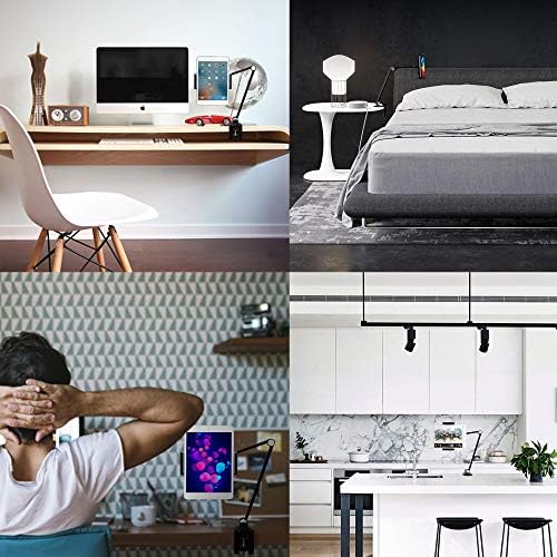 Revolutionary 360° Adjustable Aluminum Tablet Stand – Hands-Free Holder for i Phone, i Pad (4-13 Inches) – Perfect for Creative Workspaces, Home Use, and Culinary Adventures – Sleek White Finish for Modern Aesthetic and Optimal Comfort