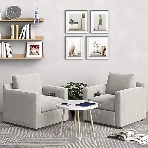 HEZI Couch Charging Station with 2 AC Outlets and 3 Fast USB Ports – 10 ft Flat Power Cord for Seamless Charging – ETL Listed Surge Protector for Furniture – Enhance Comfort and Stay Powered Up