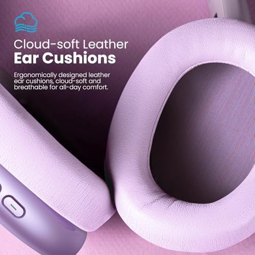 Transform Your Listening Journey with Y01 Wireless Over-Ear Headphones – Advanced Bluetooth 5.3, Superior Noise Cancellation, 48-Hour Battery Life, and Exceptional Comfort in Elegant Pink – Perfect for i OS, Android, Samsung, and PC Enthusiasts Seeking Seamless Audio Bliss