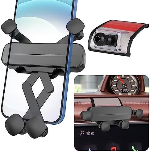 Premium Gravity Design Car Phone Holder for Porsche Panamera (2017-2023) – Stylish Mobile Mount for Enhanced Safety and Seamless Integration in Luxury Interiors – Adjustable Non-Slip Bracket for Optimal Viewing and Easy Installation