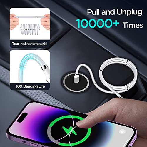 Revolutionize Your Charging Routine with AICase Magnetic USB C to Lightning Cable – 3 FT (2 Pack) for Seamless Compatibility with i Phone 14/13/12/11/SE and i Pad Models – Fast, Tangle-Free, and MFi Certified for Ultimate Convenience and Speed