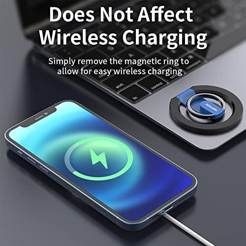 Magnetic 2-in-1 Phone Grip & Kickstand – Rapid X Snapo for i Phone 12-15 Series – Lightweight Aluminum Holder with 360° Flexibility and Enhanced Compatibility – Perfect for Hands-Free Viewing in Multiple Colors