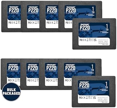 Patriot Memory P220 128 GB SATA III 2.5″ Internal SSD – Blazing Fast Solid State Drive for Enhanced Performance & Reliability – Upgrade Your Storage Today!