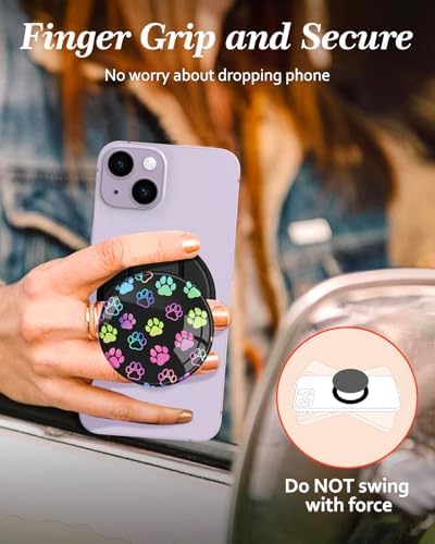 Adorable Cartoon Mag Safe-Compatible Phone Grip Stand – Lightweight Kickstand Ring Holder for Enhanced Usability – Perfect Accessory for i Phone 16/15/14/13/12 with Playful Design for Women and Girls – Durable, Easy-to-Install Magnetic Phone Accessory
