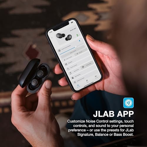 JLab JBuds ANC 3 True Wireless Earbuds – Ultimate 42-Hour Playtime with Smart Active Noise Canceling, Custom Sound Profiles via App, and Seamless Multipoint Connectivity for Effortless Device Switching and Enhanced Audio Performance