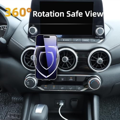 Ultimate Adjustable Car Phone Mount for Nissan Sentra (2020-2025) – Secure 4-7 Inch Smartphone Holder with 360-Degree Rotation for Safe Navigation, Essential Auto Accessory for Modern Drivers Seeking Convenience and Stability