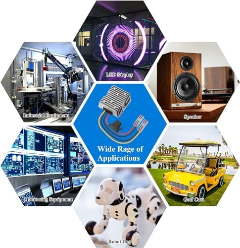 High-Efficiency Waterproof DC/DC Buck Converter: Versatile 20-90 V to 12 V Voltage Regulator for Automotive LED Systems and Heavy-Duty Applications – 20 A Output, 240 W Power Capacity for Reliable Performance in Challenging Environments