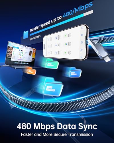 SHEZI 4-in-1 Fast Charging USB C Cable – 60 W Power Delivery with Lightning, USB C, and USB A Ports – 5 FT Durable Flat Nylon Braided Cord – Stylish Pink Design for i Phone, i Pad, and More – High-Speed 480 Mbps Data Transfer Solution for All Your Devices