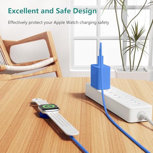 Revolutionary 2-in-1 Magnetic USB-C Charger for Apple Watch & i Phone – 3 ft Fast Charging Cable for Series Ultra/9/8/7/6/SE/SE2/5 & i Phone 14/13/12/11 Pro/Pro Max – Ultimate Convenience, Enhanced Compatibility, and Robust Durability for Modern Tech Users