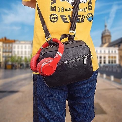 Transform Your Beats Studio Listening with Solo WIT Premium Replacement Ear Pads – Luxurious Soft Protein Leather Cushions Featuring Noise Isolation Memory Foam for Ultimate Comfort and Superior Sound Quality, Vibrant Orange Design for Enhanced Style with Studio 2 & 3 Headphones