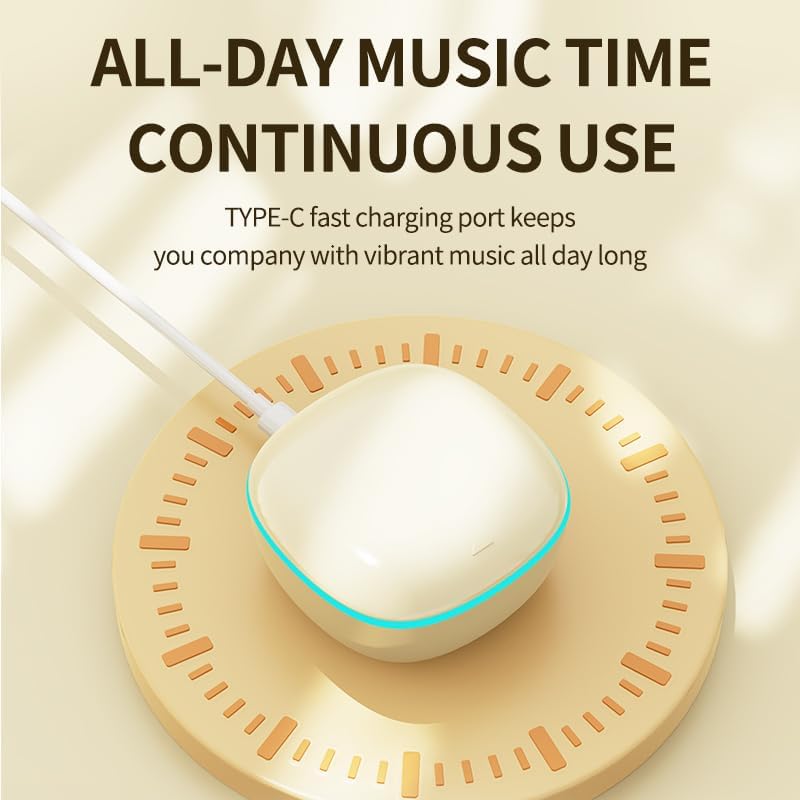 Ultra-Compact Wireless Sleep Earbuds | Advanced Bluetooth 5.4 Noise Cancelling Headphones for Side Sleepers | Immersive Hi-Fi Stereo & Deep Bass | Invisible White Comfort for Disturbance-Free Rest and Daily Use