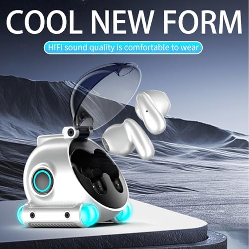 Revolutionary Bluetooth 5.4 Wireless Earbuds with Superior Noise-Canceling Technology – Ergonomic Touch Control for Seamless Audio Experience and Up to 48-Hour Extended Playback – Waterproof Design Perfect for Active Lifestyles and Fully Compatible with i Phone, Samsung, and Android Devices