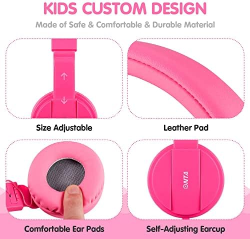 Premium ONTA Kids Headphones – Comfortable Noise-Canceling On-Ear Headset for Young Learners | Durable Wired Earphones Designed for School, Travel, and Home | Perfect Fit for i Pads, Smartphones, and Laptops | Unmatched Sound Quality for Ages 3+