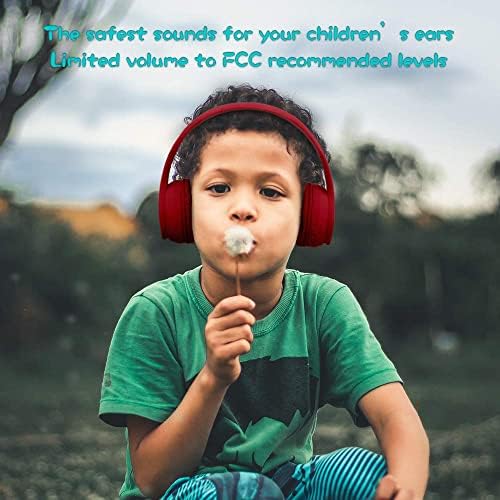 Vibrant Purple Bluetooth Headphones for Kids – Ultimate 60-Hour Playtime, Safe Volume Limiting, Foldable Over-Ear Design, Microphone & AUX Input – Perfect Wireless Headset for School, Home, and Travel Fun