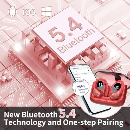 Ultimate Bluetooth 5.4 Wireless Earbuds with 75-Hour Playtime – Ergonomic Deep Bass Sport Headphones with IPX7 Waterproof Rating for Active Lifestyles, Advanced ENC Noise Cancelling Mic for Superior Call Clarity – Ideal for Fitness and Outdoor Activities