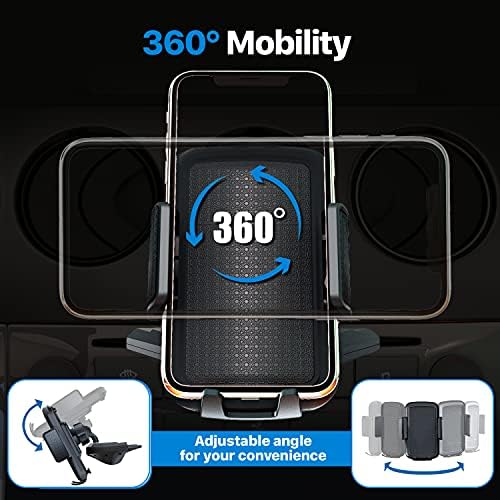 Bestrix Premium CD Slot Car Phone Holder – Universal Hands-Free Mount for i Phone 14/13/12/11 & Galaxy S22/S21/S20 – Secure Grip & Adjustable Viewing Angles for Safe Driving – Effortless Installation & Sleek Design for Modern Vehicles