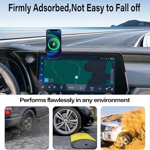 Car Phone Holder for 2023 2024 2025 Lexus RX350/RX350h/RX450h/RX500h Accessories Apply to 14 Inch Touch Screen15W Fast Wireless Charger Screen Fixed Clip Cell Phone Mount – Enhanced Compatibility and Speed