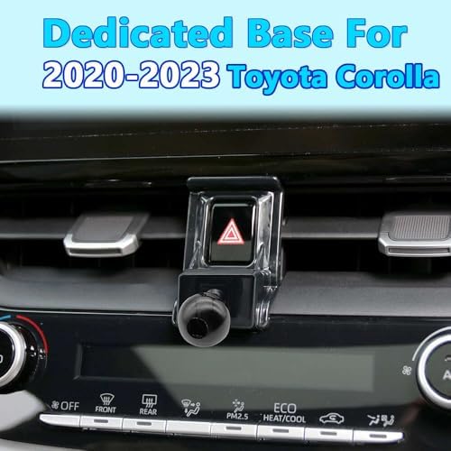TTMIC Toyota Corolla Phone Holder Mount (2020-2023) – 360° Rotating Smartphone Cradle for Enhanced Navigation and Safety – Premium Auto Interior Accessory for Hands-Free Driving and Secure Device Hold