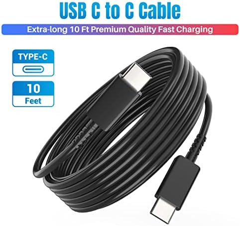 30 W Ultra-Fast USB-C Dual Pack Charger for i Phone 15 & 16 – Includes 6.6 ft & 10 ft Cables – Versatile Compatibility with i Pad Pro and Galaxy S Series – Perfect for Active Lifestyles and Quick Power Solutions